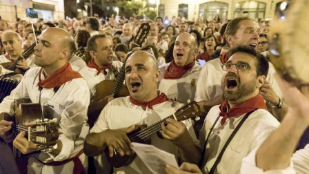 Fotos del 'Pobre de mí' con el que Pamplona despide los Sanfermines 2018