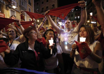 Fotos del 'Pobre de mí' con el que Pamplona despide los Sanfermines 2018