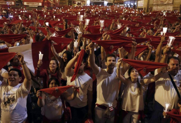 Fotos del 'Pobre de mí' con el que Pamplona despide los Sanfermines 2018