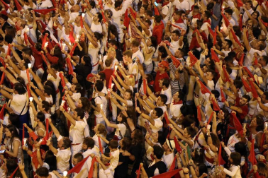 Fotos del 'Pobre de mí' con el que Pamplona despide los Sanfermines 2018