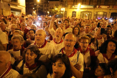 Fotos del 'Pobre de mí' con el que Pamplona despide los Sanfermines 2018