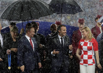Galería de fotos de la final entre Francia y Croacia