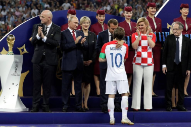 Galería de fotos de la final entre Francia y Croacia