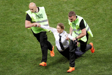 Galería de fotos de la final entre Francia y Croacia