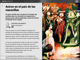 Además, la presencia navarra en el festival de San Sebastián.