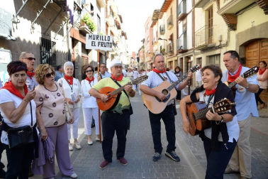 Auroros de localidades de toda la Comunidad foral se han concentrado este domingo en Sangüesa y Cáseda en su cita anual.