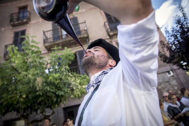 Celebración de la tradicional fiesta por las calles de Elizondo.