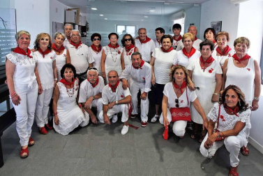 El chupinazo de este año estuvo marcado por el reconocimiento al grupo de auroros de la localidad