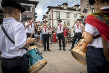Inicio de las fiestas de Santiago en la localidad navarra.
