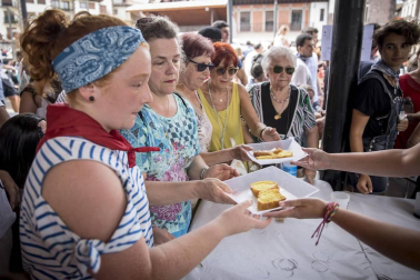 Inicio de las fiestas de Santiago en la localidad navarra.