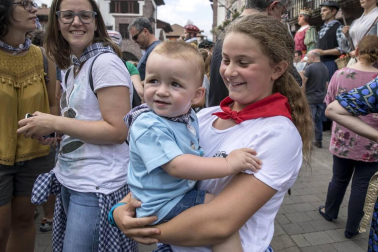 Inicio de las fiestas de Santiago en la localidad navarra.