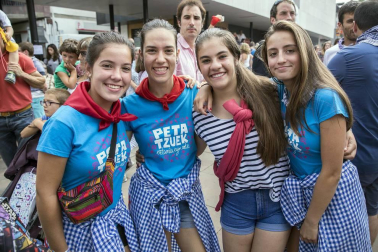 Inicio de las fiestas de Santiago en la localidad navarra.