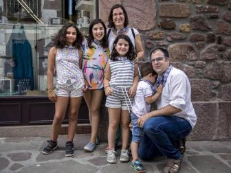 Inicio de las fiestas de Santiago en la localidad navarra.