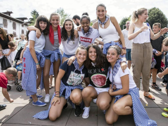 Inicio de las fiestas de Santiago en la localidad navarra.