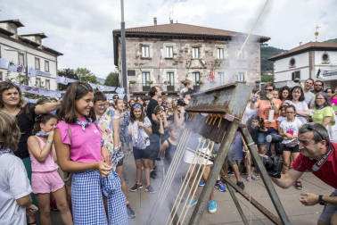Inicio de las fiestas de Santiago en la localidad navarra.