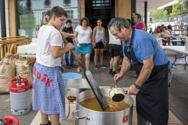 Inicio de las fiestas de Santiago en la localidad navarra.