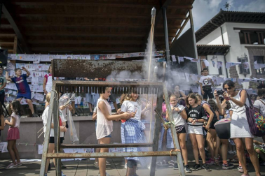 Inicio de las fiestas de Santiago en la localidad navarra.