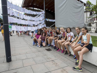 Inicio de las fiestas de Santiago en la localidad navarra.