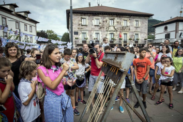 Inicio de las fiestas de Santiago en la localidad navarra.