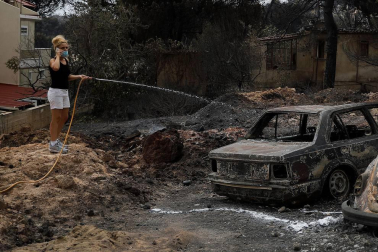 Decenas de muertos por varios incendios al noreste de Atenas