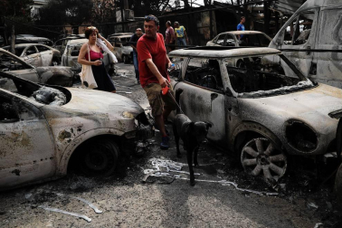 Decenas de muertos por varios incendios al noreste de Atenas