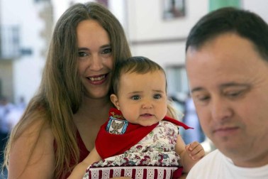 Imágenes del comienzo de las fiestas de Olazagutía