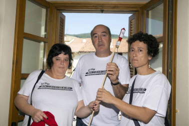 Imágenes del comienzo de las fiestas de Olazagutía