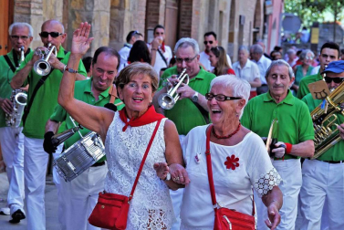 Todas las fotos del Día de las personas mayores de las fiestas de Puente la Reina 2018