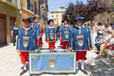 Procesión en honor a Santa Ana y segundo encierro en el tercer día de las fiestas de Tudela 2018 (26 de julio)