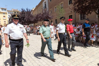 Procesión en honor a Santa Ana y segundo encierro en el tercer día de las fiestas de Tudela 2018 (26 de julio)