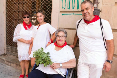 Procesión en honor a Santa Ana y segundo encierro en el tercer día de las fiestas de Tudela 2018 (26 de julio)