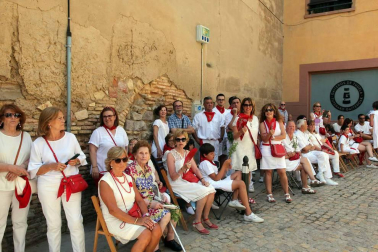 Procesión en honor a Santa Ana y segundo encierro en el tercer día de las fiestas de Tudela 2018 (26 de julio)