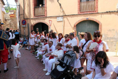 Procesión en honor a Santa Ana y segundo encierro en el tercer día de las fiestas de Tudela 2018 (26 de julio)