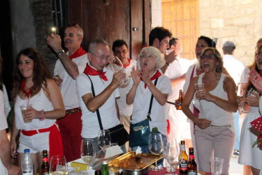 Procesión en honor a Santa Ana y segundo encierro en el tercer día de las fiestas de Tudela 2018 (26 de julio)