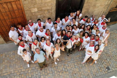 Procesión en honor a Santa Ana y segundo encierro en el tercer día de las fiestas de Tudela 2018 (26 de julio)