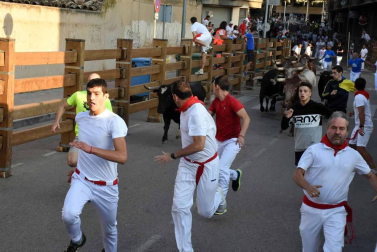 Procesión en honor a Santa Ana y segundo encierro en el tercer día de las fiestas de Tudela 2018 (26 de julio)