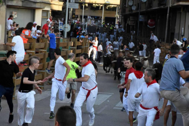 Procesión en honor a Santa Ana y segundo encierro en el tercer día de las fiestas de Tudela 2018 (26 de julio)