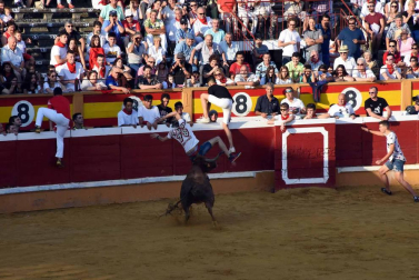 Procesión en honor a Santa Ana y segundo encierro en el tercer día de las fiestas de Tudela 2018 (26 de julio)