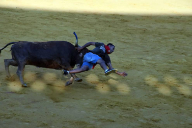 Procesión en honor a Santa Ana y segundo encierro en el tercer día de las fiestas de Tudela 2018 (26 de julio)