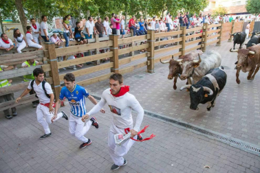 Procesión en honor a Santa Ana y segundo encierro en el tercer día de las fiestas de Tudela 2018 (26 de julio)