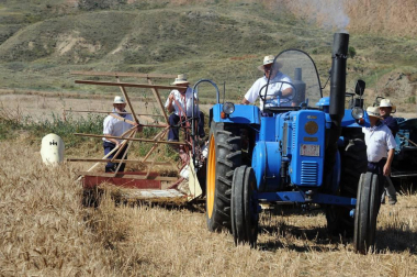 El 22 de julio las antiguas labores del campo volvieron a la vida durante la XIX Fiesta del mundo rural celebrada en Miranda de Arga. Vecinos y visitantes disfrutaron recordando o aprendiendo cómo se hacía la siega a mano o cómo se labraba con layas, además de ver en funcionamiento maquinaria antigua o trabajos con caballerías o bueyes.