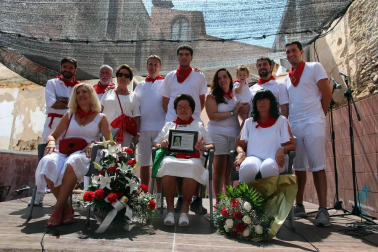 Fotos del encierro del cuarto día de las fiestas de Tudela, homenajes y pasacalles. 27 de julio de 2018