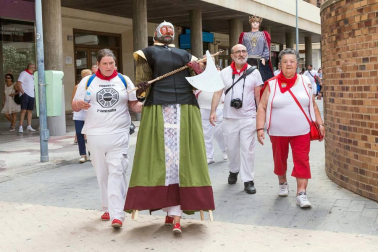 Fotos del encierro y la gigantada del quinto día de las fiestas de Tudela 2018, 28 de julio.