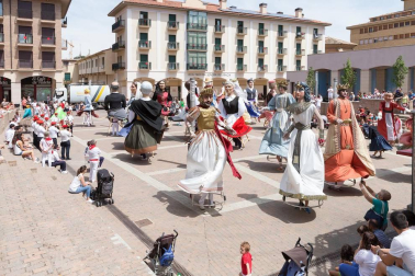 Fotos del encierro y la gigantada del quinto día de las fiestas de Tudela 2018, 28 de julio.