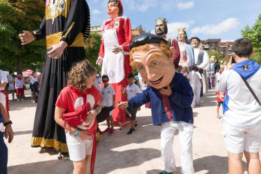 Fotos del encierro y la gigantada del quinto día de las fiestas de Tudela 2018, 28 de julio.