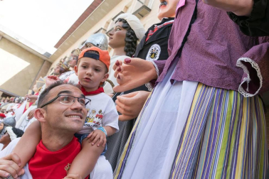 Fotos del encierro y la gigantada del quinto día de las fiestas de Tudela 2018, 28 de julio.