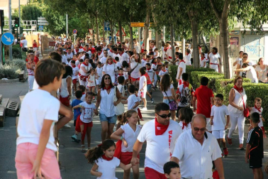 Fotos del encierro y la gigantada del quinto día de las fiestas de Tudela 2018, 28 de julio.