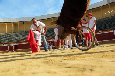Fotos del encierro y la gigantada del quinto día de las fiestas de Tudela 2018, 28 de julio.