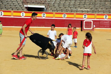 Fotos del encierro y la gigantada del quinto día de las fiestas de Tudela 2018, 28 de julio.