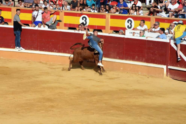 Fotos del encierro y la gigantada del quinto día de las fiestas de Tudela 2018, 28 de julio.